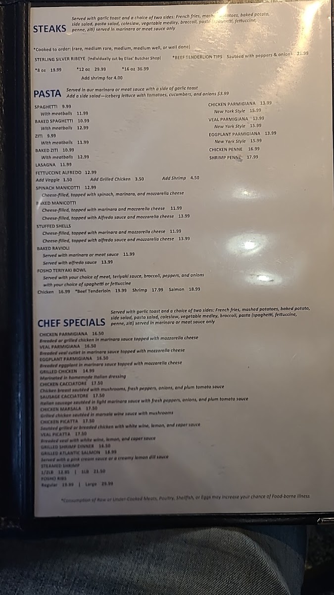 Menu Hermie And Elliott Sadler Restaurant-4