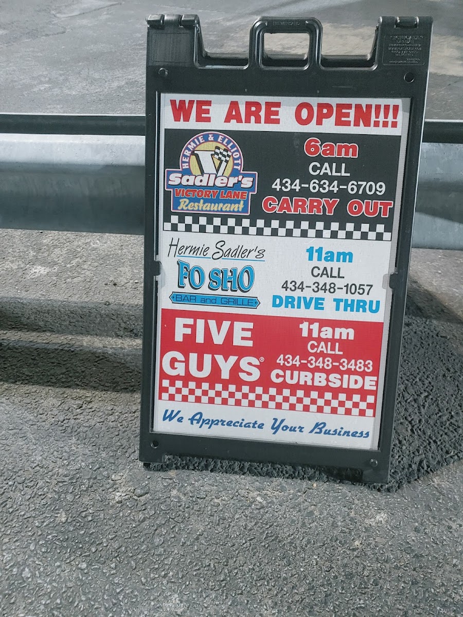 Menu Hermie And Elliott Sadler Restaurant-7